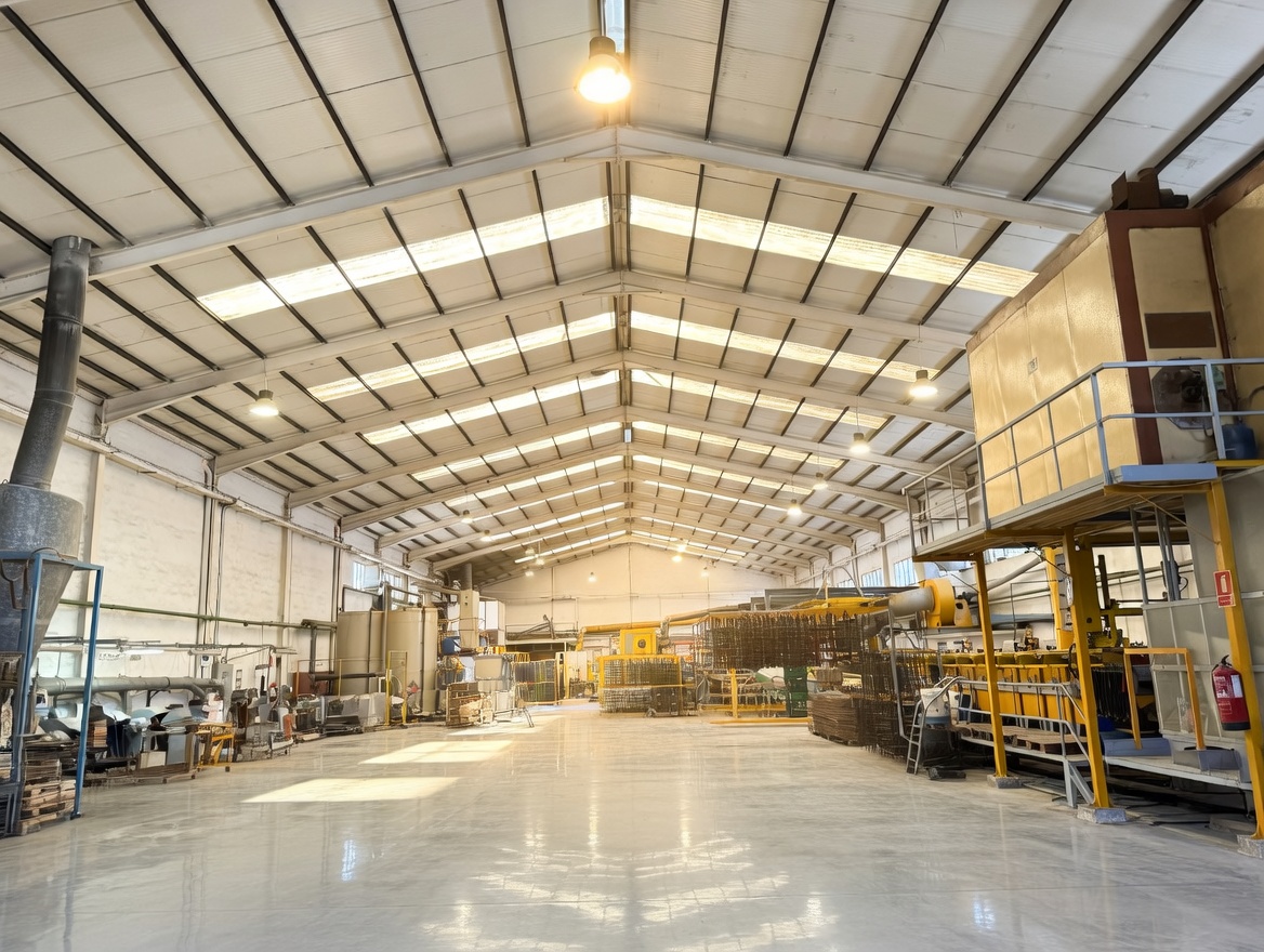 Interior de la nave industrial